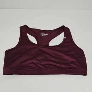 BCG Women's Low Keyhole Back Sports Bra, Windsor Wine, Size M, NEW